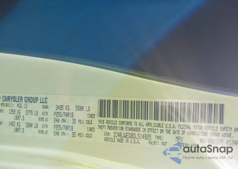 2013 Jeep Wrangler Unlimited Sahara z USA, uszkodzony, nr VIN 1C4BJWEG8DL514925